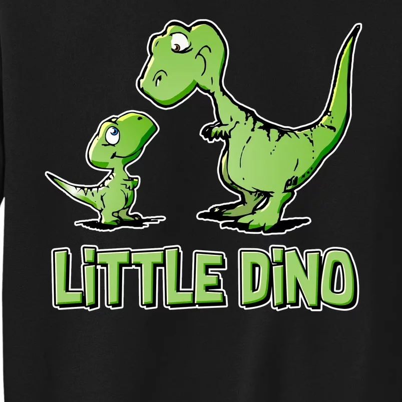 Cute Little Dino Dinosaur Little Younger Sibling Tall Sweatshirt