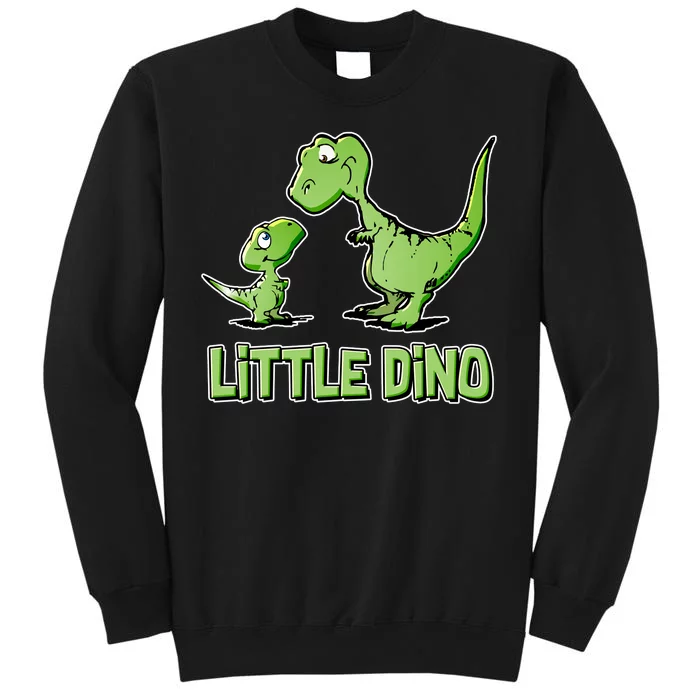 Cute Little Dino Dinosaur Little Younger Sibling Tall Sweatshirt