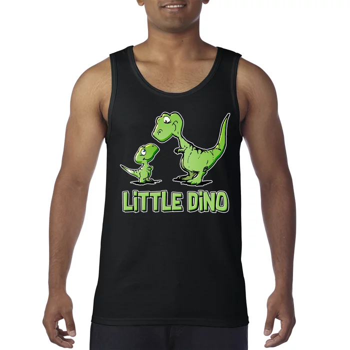 Cute Little Dino Dinosaur Little Younger Sibling Tank Top