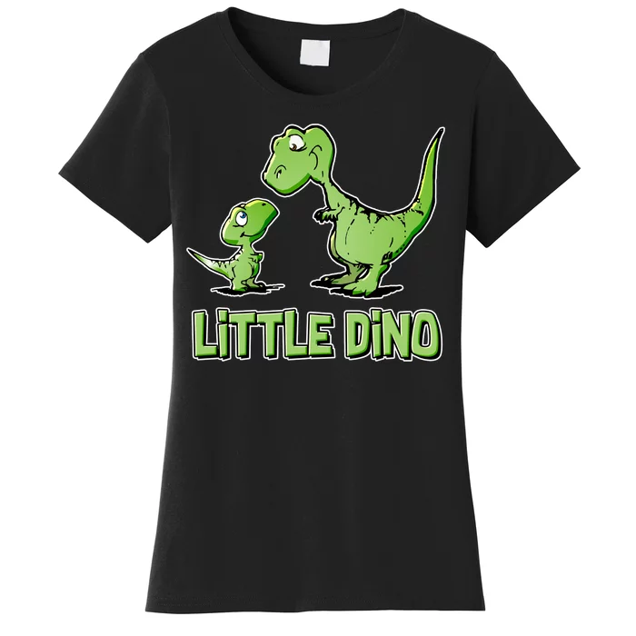 Cute Little Dino Dinosaur Little Younger Sibling Women's T-Shirt