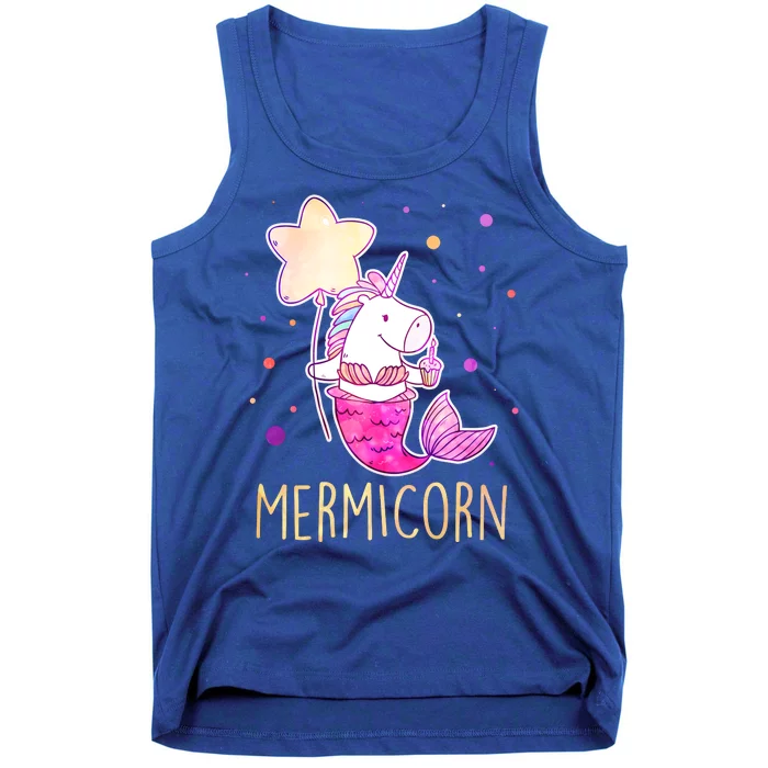 Cute Magical Mermicorn Unicorn Mermaid Tank Top