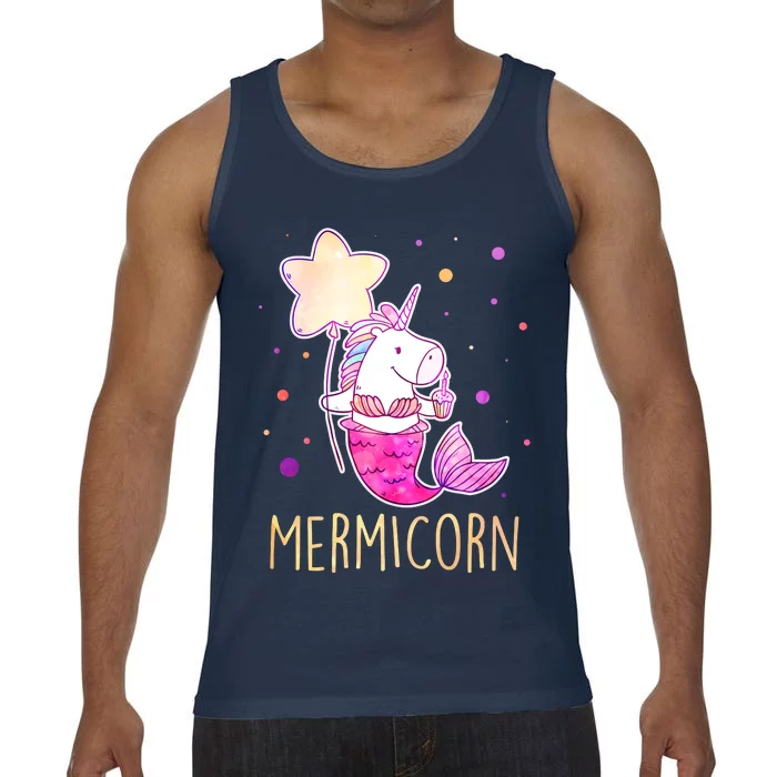 Cute Magical Mermicorn Unicorn Mermaid Comfort Colors® Tank Top