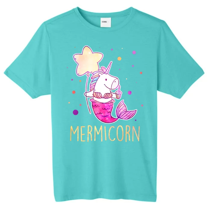 Cute Magical Mermicorn Unicorn Mermaid ChromaSoft Performance T-Shirt