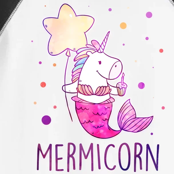 Cute Magical Mermicorn Unicorn Mermaid Toddler Fine Jersey T-Shirt