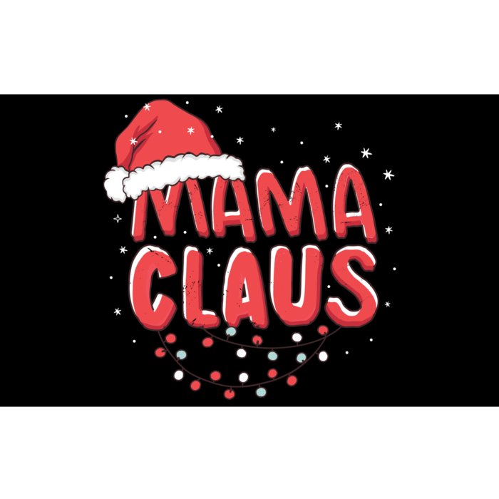 Cute Mama Claus Christmas Lights Bumper Sticker