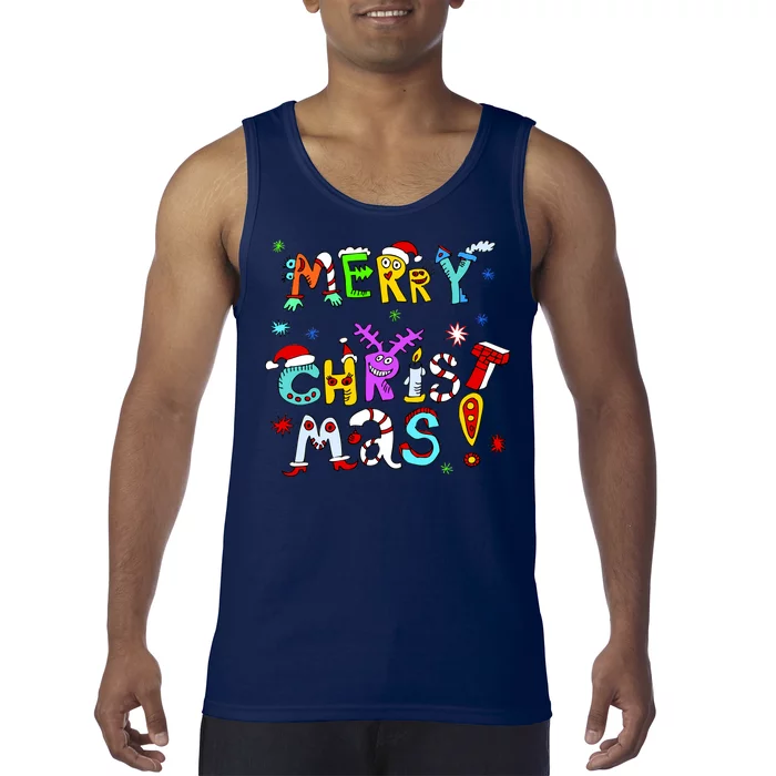 Cute Merry Christmas Tank Top