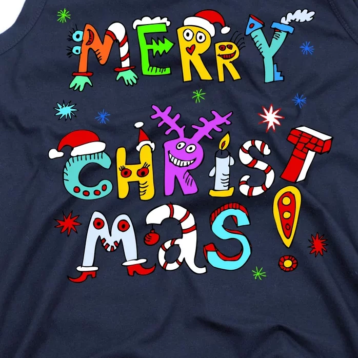 Cute Merry Christmas Tank Top