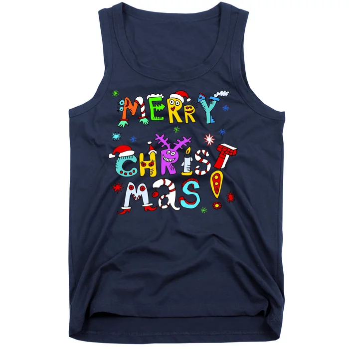 Cute Merry Christmas Tank Top