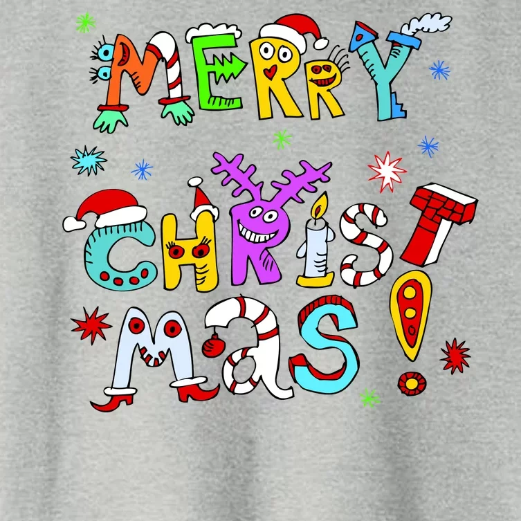 Cute Merry Christmas Women's Crop Top Tee