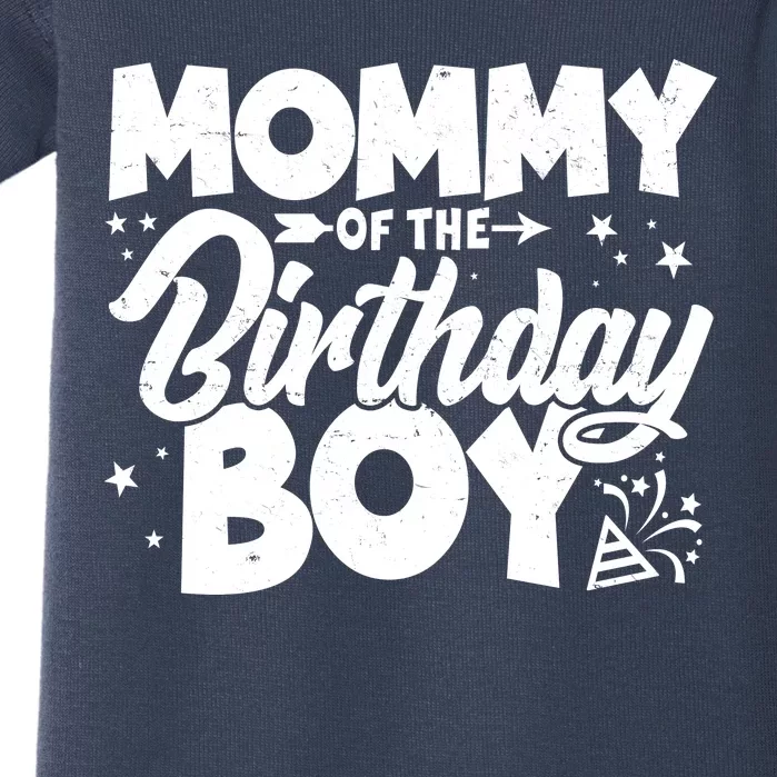 Cute Mommy Of The Birthday Boy Baby Bodysuit