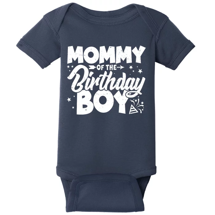 Cute Mommy Of The Birthday Boy Baby Bodysuit