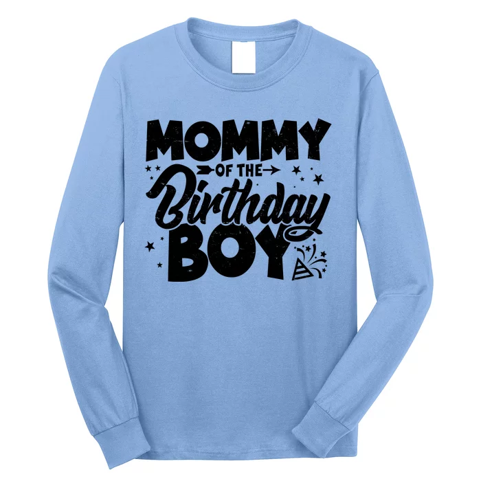 Cute Mommy Of The Birthday Boy Long Sleeve Shirt