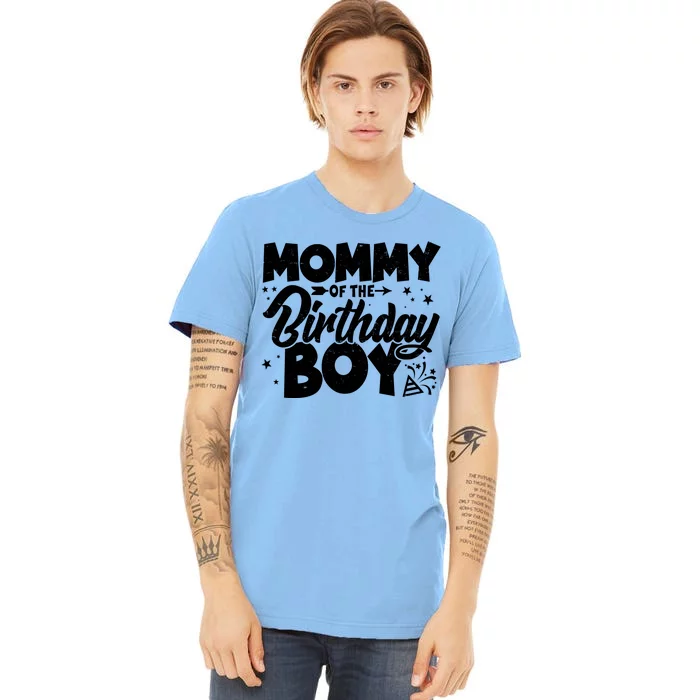 Cute Mommy Of The Birthday Boy Premium T-Shirt