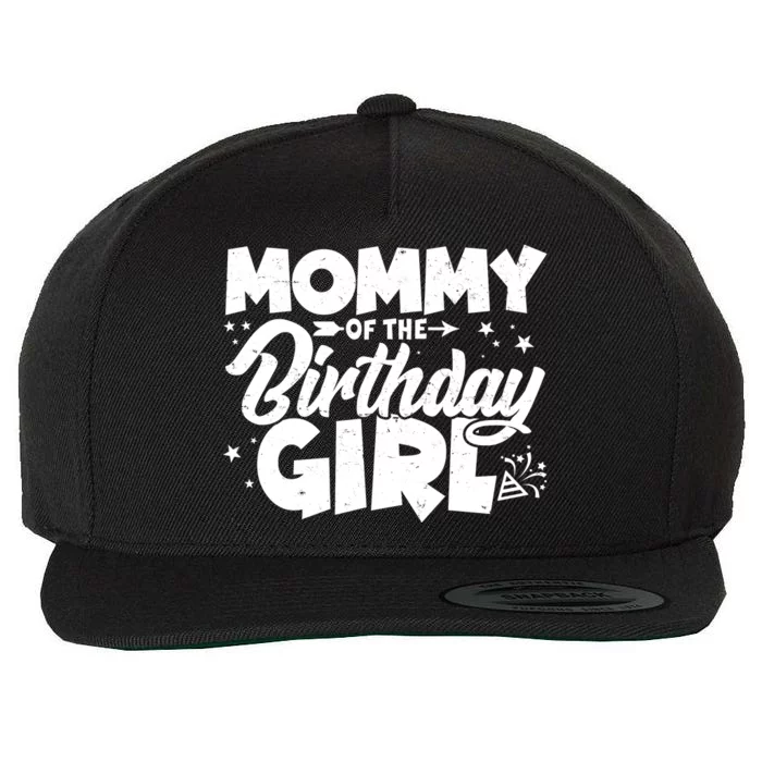 Cute Mommy Of The Birthday Girl Wool Snapback Cap