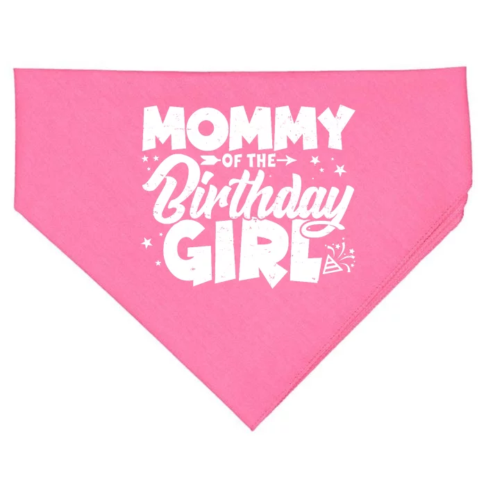 Cute Mommy Of The Birthday Girl USA-Made Doggie Bandana