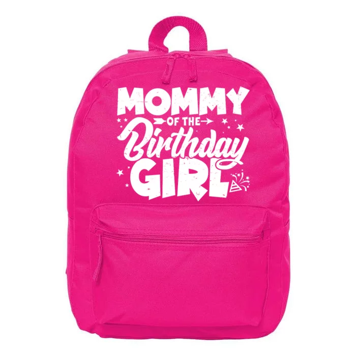 Cute Mommy Of The Birthday Girl 16 in Basic Backpack