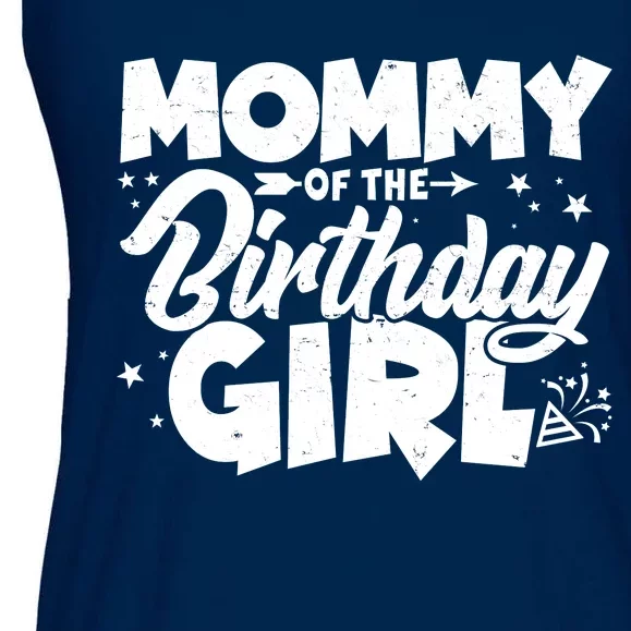 Cute Mommy Of The Birthday Girl Ladies Essential Flowy Tank