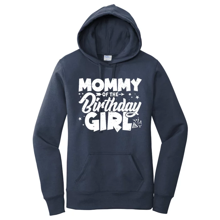 Cute Mommy Of The Birthday Girl Women's Pullover Hoodie