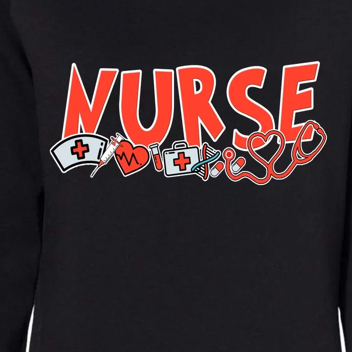 Cute Nurse Day Womens California Wash Sweatshirt