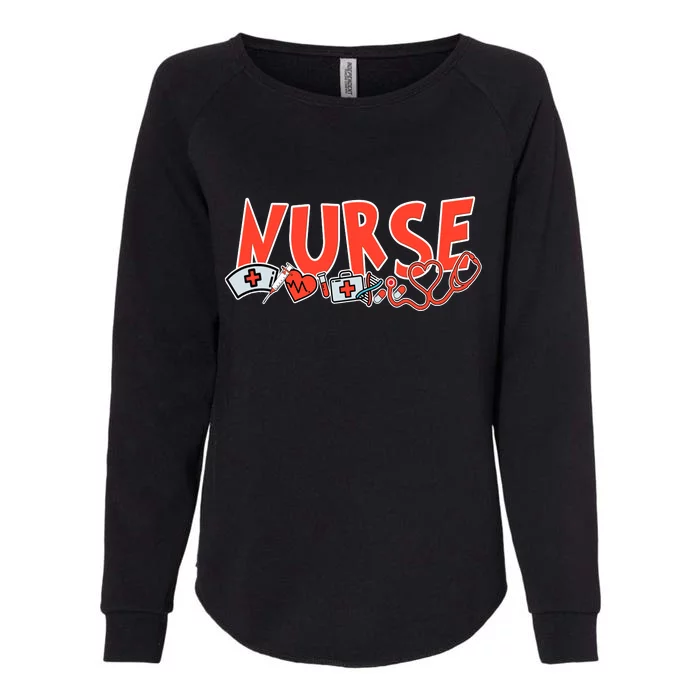 Cute Nurse Day Womens California Wash Sweatshirt