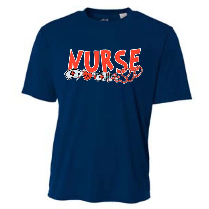 Cute Nurse Day Cooling Performance Crew T-Shirt