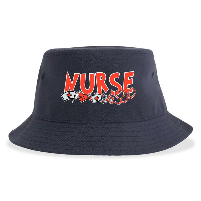 Cute Nurse Day Sustainable Bucket Hat