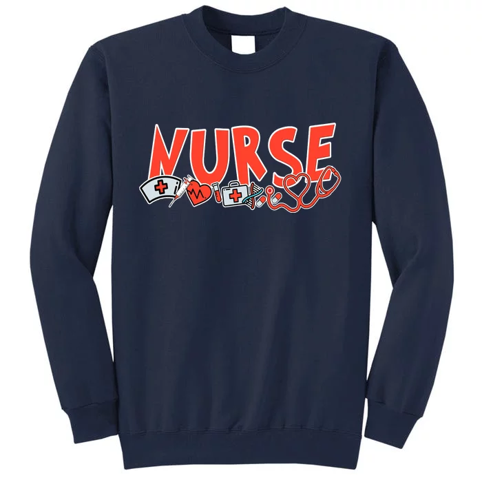 Cute Nurse Day Tall Sweatshirt