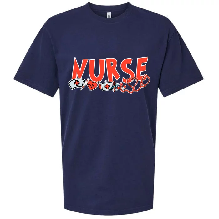 Cute Nurse Day Sueded Cloud Jersey T-Shirt