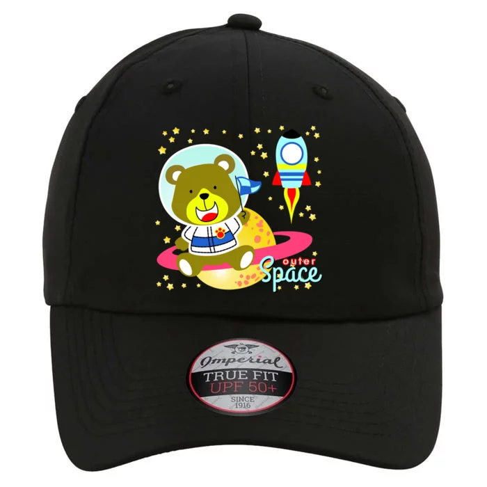 Cute Outer Space Bear Astronaut The Original Performance Cap