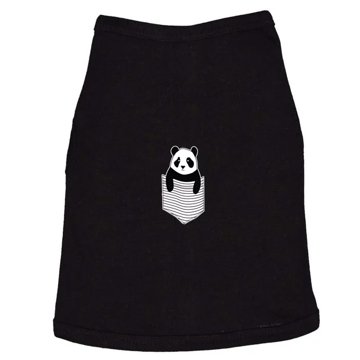 Cute Panda Pocket Doggie Tank