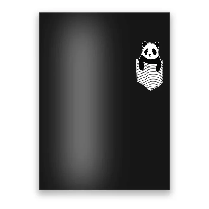 Cute Panda Pocket Poster