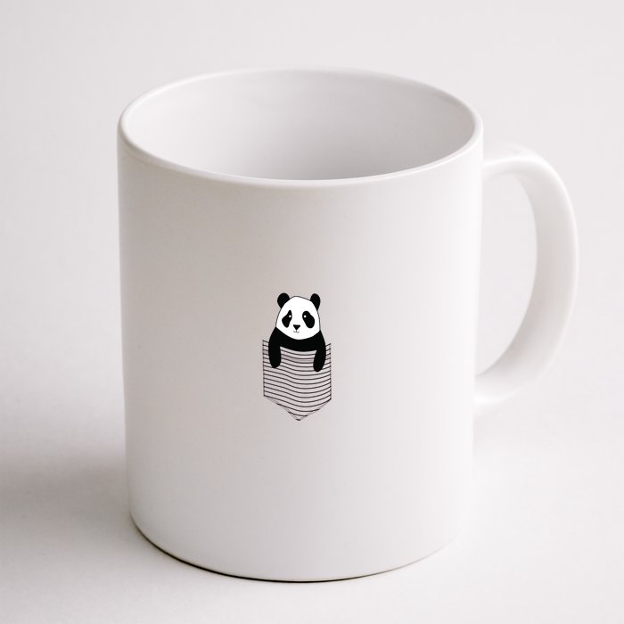 Cute Panda Pocket Front & Back Coffee Mug