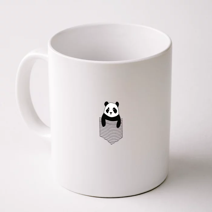 Cute Panda Pocket Front & Back Coffee Mug