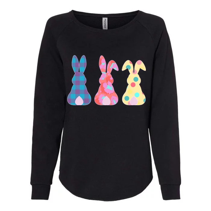 Cute Patterns Easter Bunnies Womens California Wash Sweatshirt