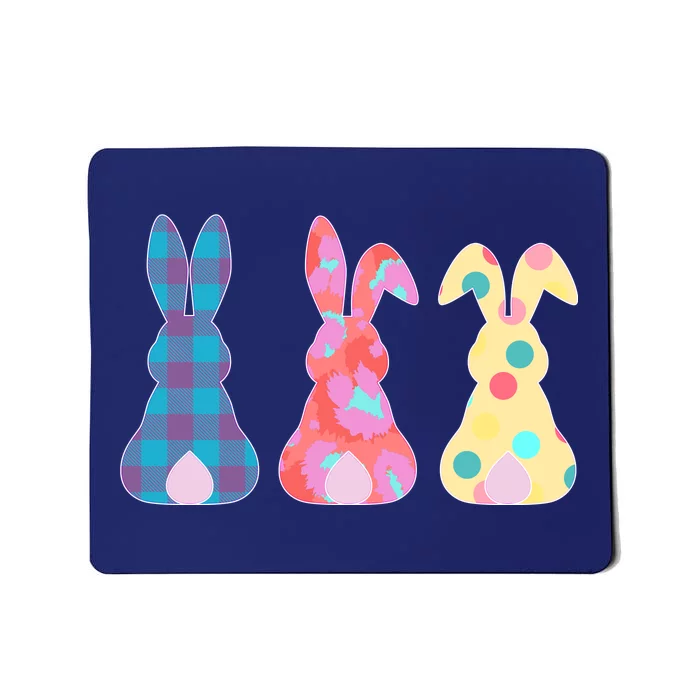 Cute Patterns Easter Bunnies Mousepad