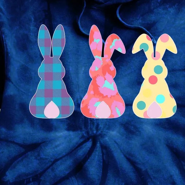 Cute Patterns Easter Bunnies Tie Dye Hoodie