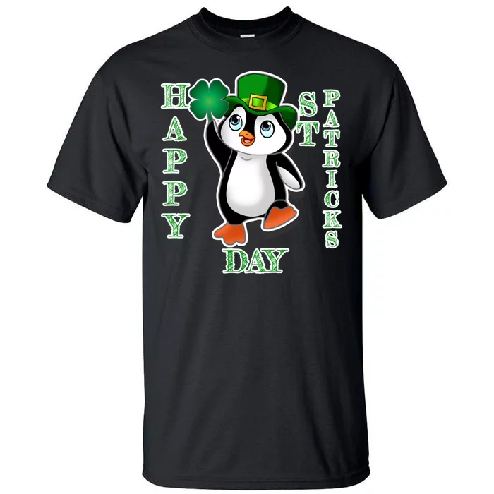 Cute Penguin Happy St Patricks Day Tall T-Shirt