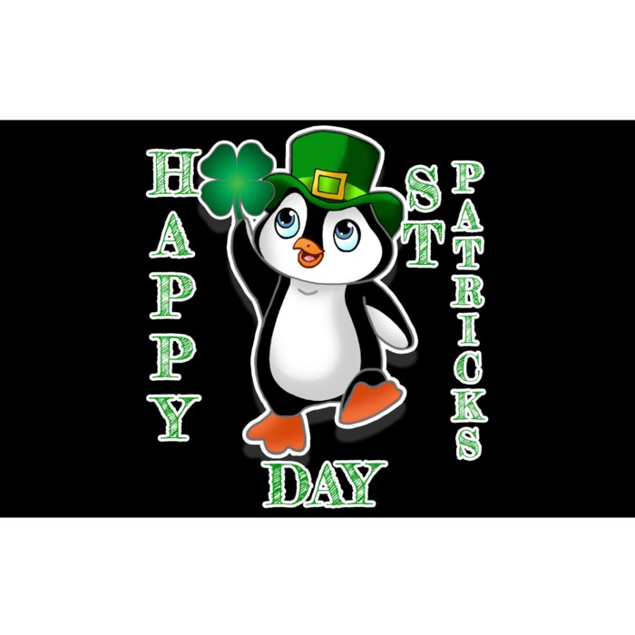 Cute Penguin Happy St Patricks Day Bumper Sticker