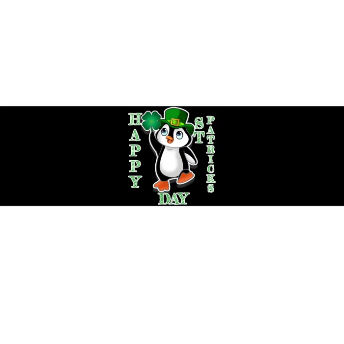 Cute Penguin Happy St Patricks Day Bumper Sticker