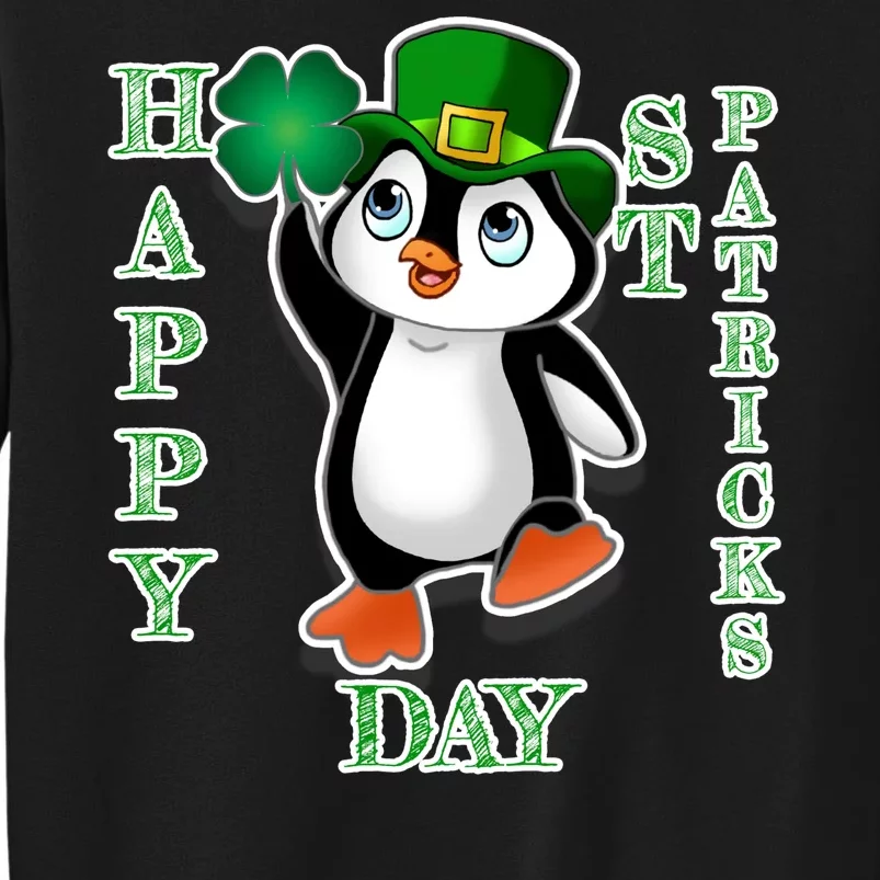 Cute Penguin Happy St Patricks Day Tall Sweatshirt