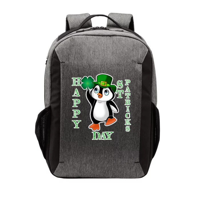 Cute Penguin Happy St Patricks Day Vector Backpack