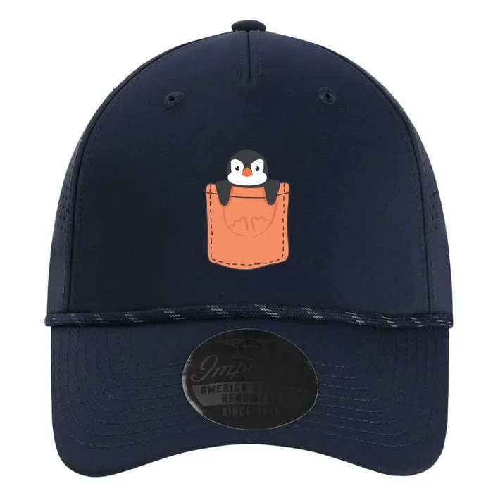 Cute Penguin In Pocket Performance The Dyno Cap