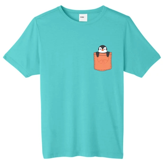 Cute Penguin In Pocket ChromaSoft Performance T-Shirt