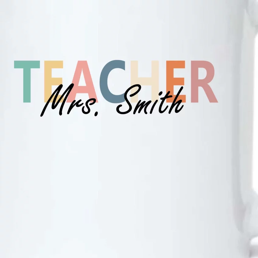 Cute Personalize Teacher Customizable Gift Custom Black Color Changing Mug