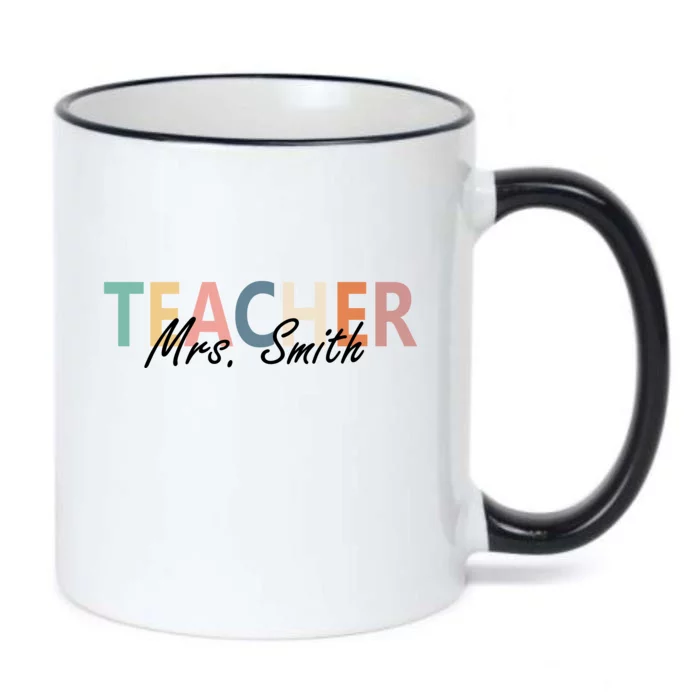 Cute Personalize Teacher Customizable Gift Custom Black Color Changing Mug