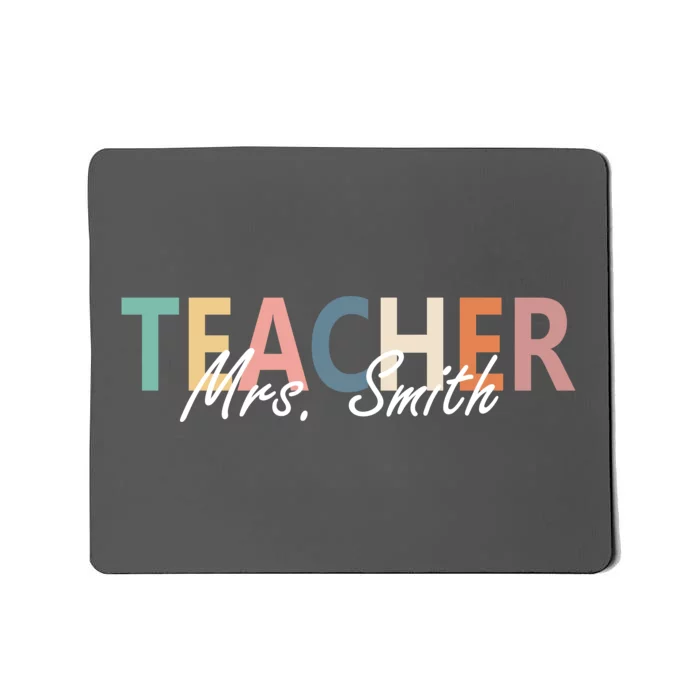 Cute Personalize Teacher Customizable Gift Custom Mousepad