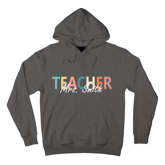 Cute Personalize Teacher Customizable Gift Custom Tall Hoodie