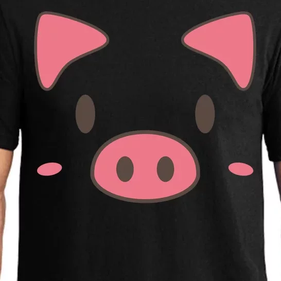 Cute Piggy Face Halloween Costume Pajama Set