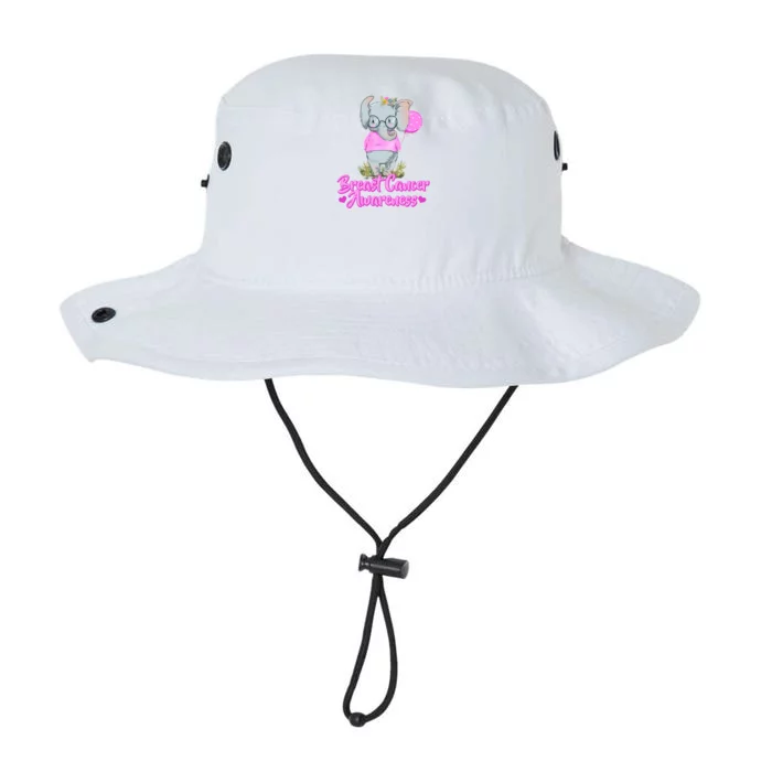 Cute Pink Elephant Breast Cancer Awareness Legacy Cool Fit Booney Bucket Hat