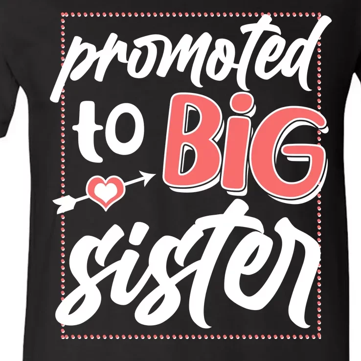 Cute Promoted To BIG Sister V-Neck T-Shirt